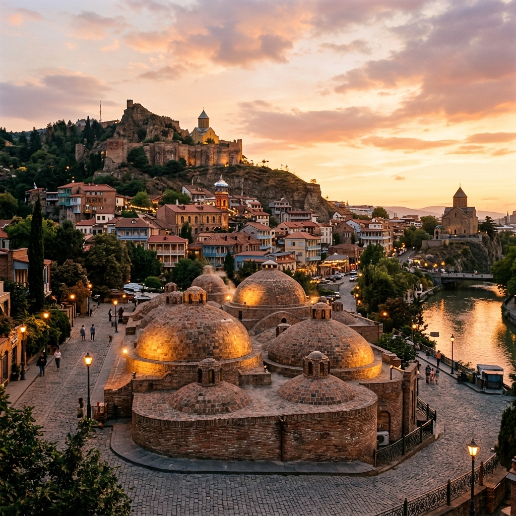 Исторические серные бани