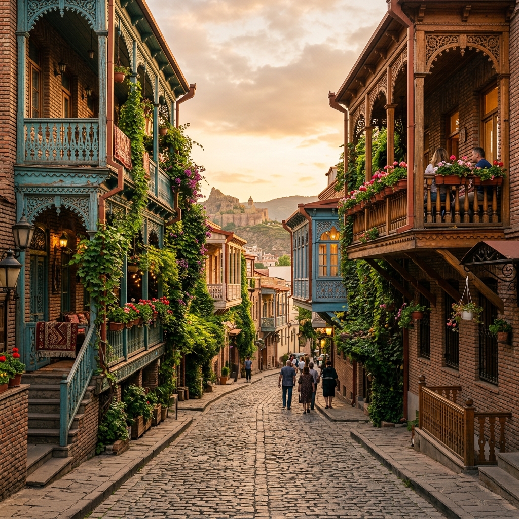 Атмосферные улочки Тбилиси